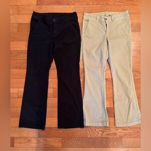 American Eagle Kick Boot Stretch Pants Bundle Women’s Size 10 Short Like New